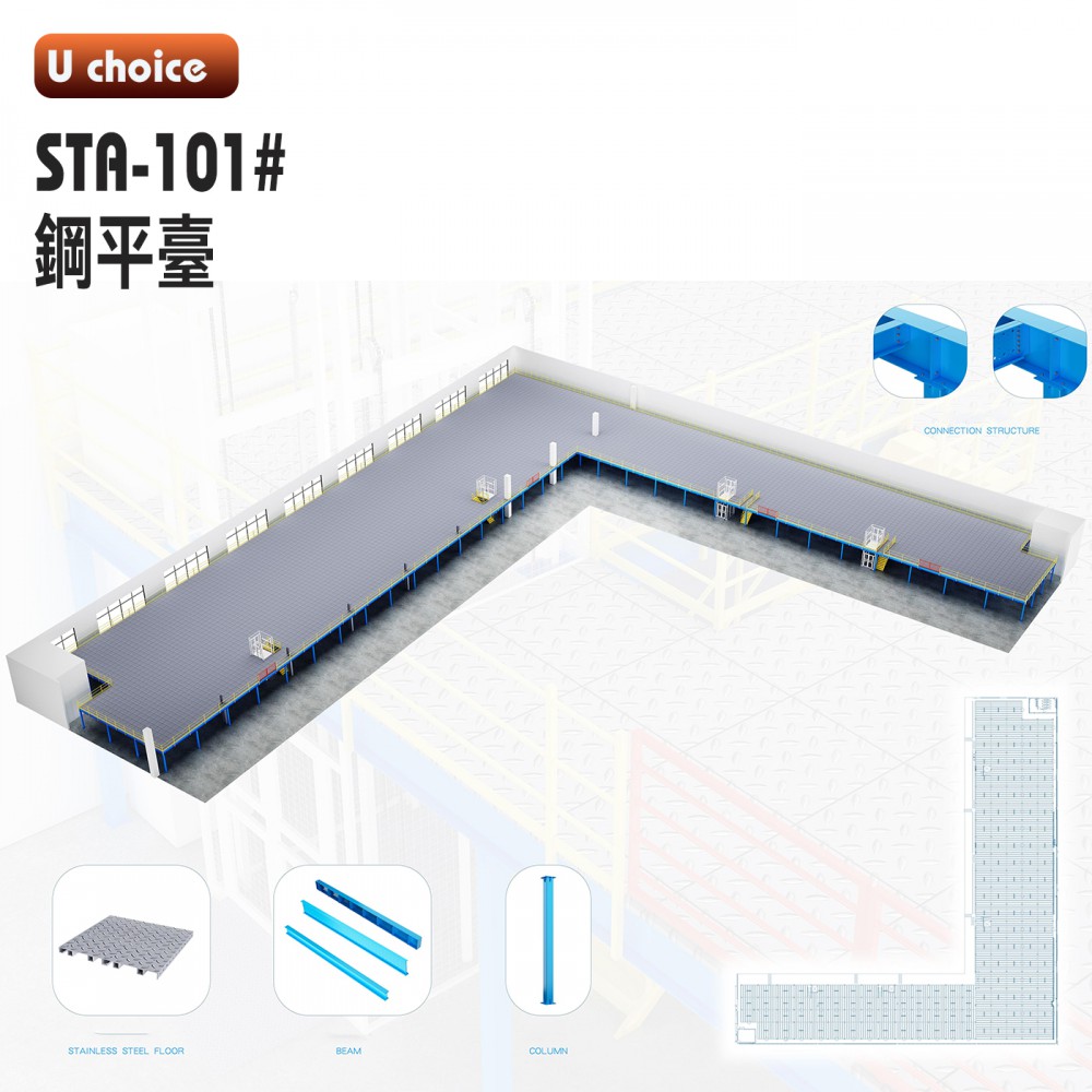 sta-101  貨架  層架  鋼平臺
