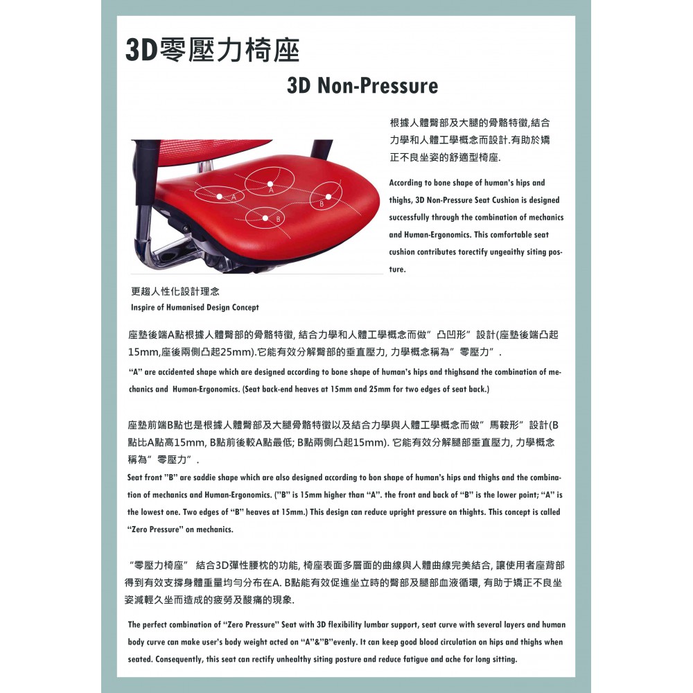 AERAS-X68S  人體工學椅  Ergonomic Chair...